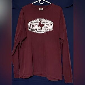 Mens Texas A&M long sleeve Tshirt size XL
